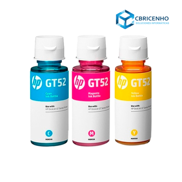 Tintas Originales HP GT52